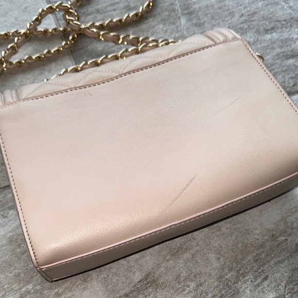 Aldo- Light pink-  Elegant Quilted Chain Shoulder Bag - Picture 5 of 16